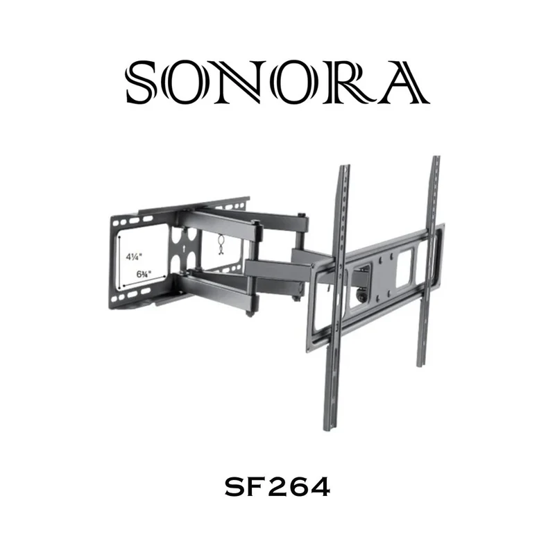 Sonora SF264- Support mural articulé pour téléviseurs de 37" et plus