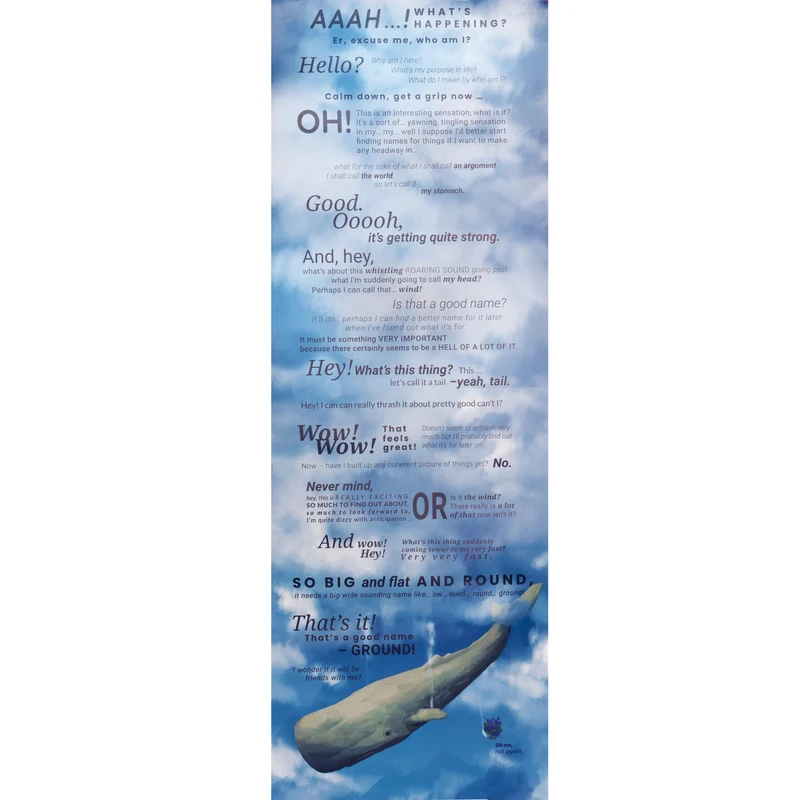 Poster La baleine et le pot de pétunias