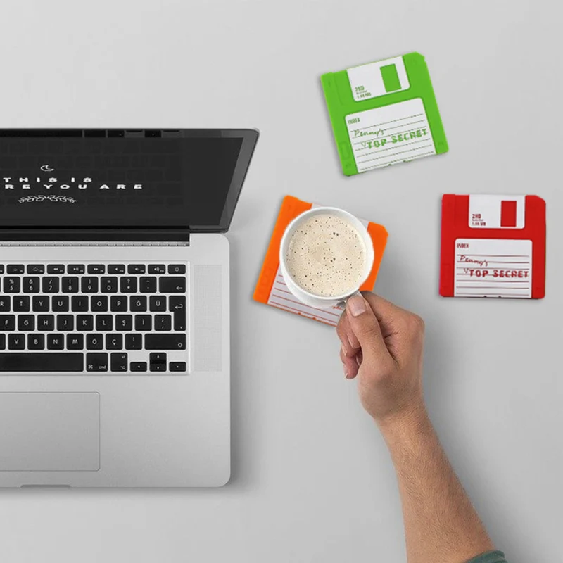 Set de sous-verres Floppy Disk