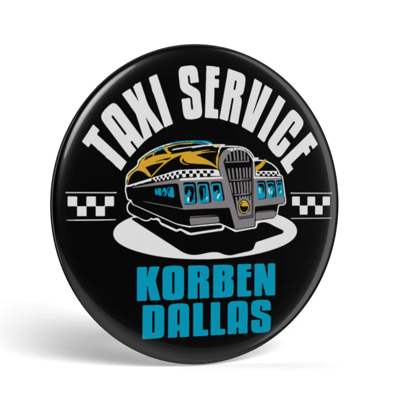 Geek Button Corbeille Dallas Taxi Service