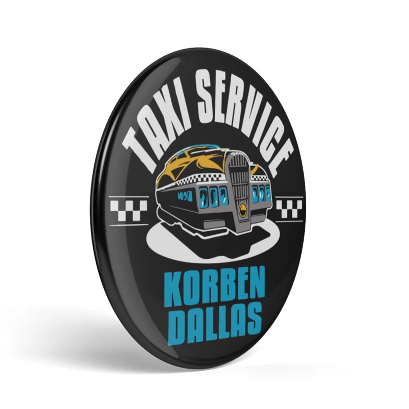 Geek Button Corbeille Dallas Taxi Service