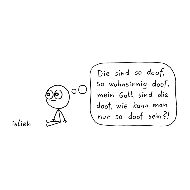 islieb - Gobelet So doof