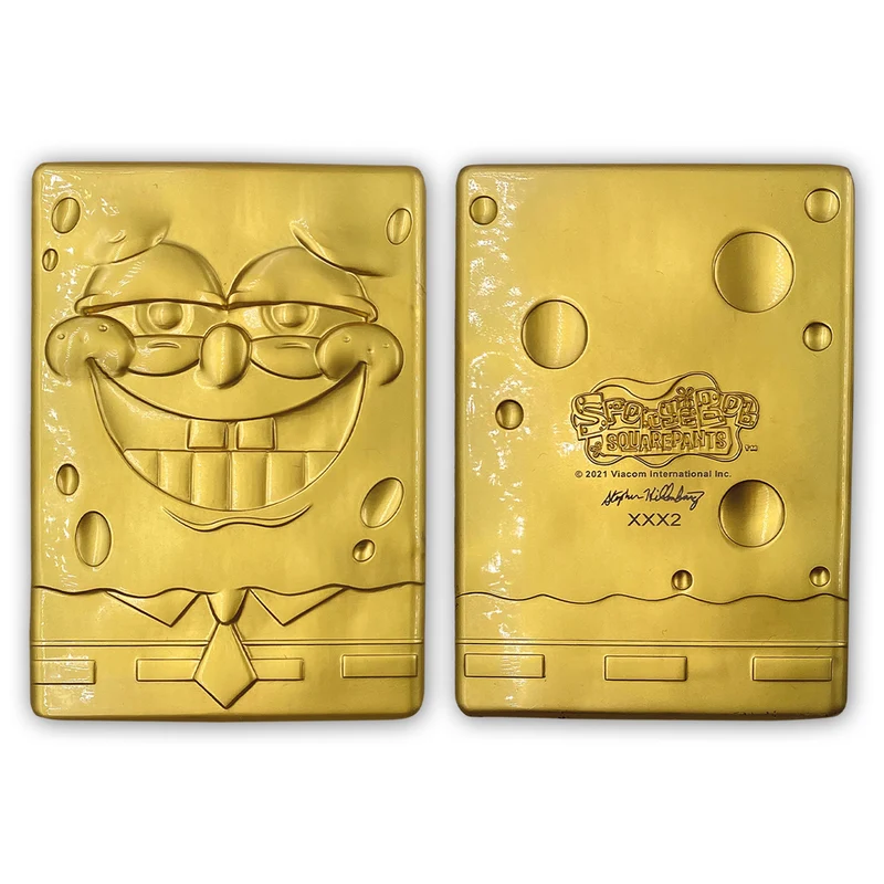 Bob l'éponge en or 24 carats, pièce de collection en édition limitée