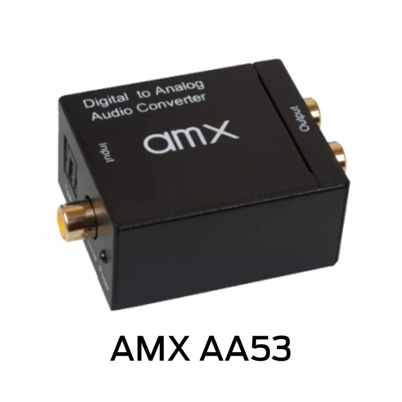AMX AA53 - Convertisseur câble coaxial ou fibre optique à sortie RCA