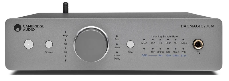 Cambridge Audio DacMagic 200M - DAC puissant 32 bits/768kHz doté d'une amplification de casque