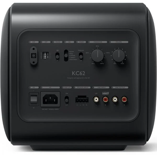KEF KC62 - Caissons de basses avec 2 haut-parleurs de graves de 6.5'' et 2x500W RMS