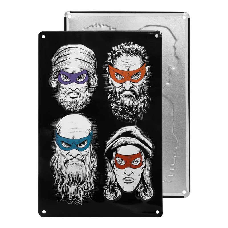 Plaque en métal Teenage Mutant Ninja Artists
