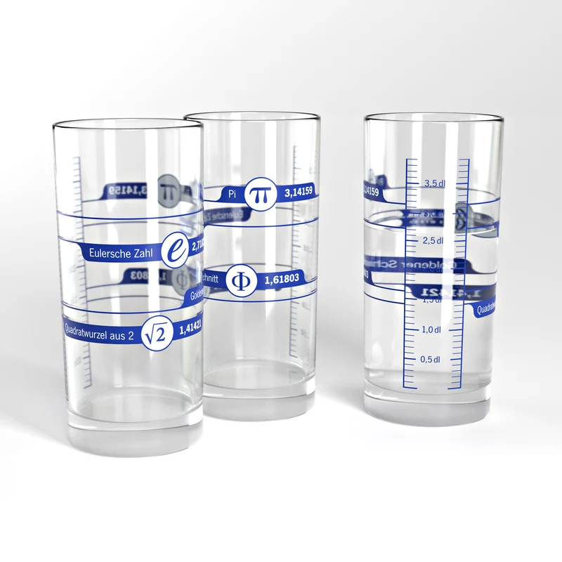 Chiffres irrationnels Verre à boire