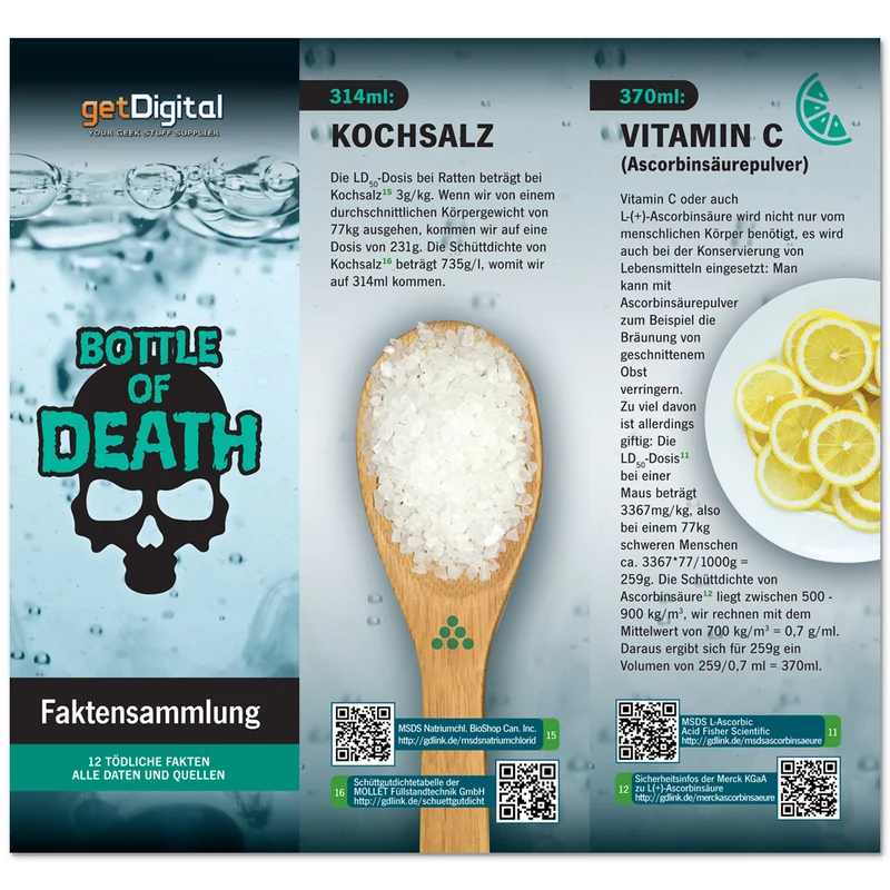 Carafe d'eau Bottle of Death