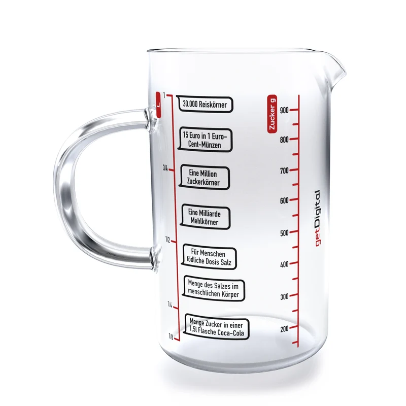 Gobelet doseur Science en verre