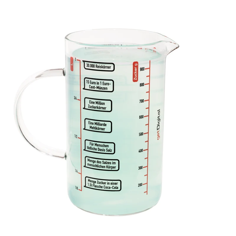 Gobelet doseur Science en verre