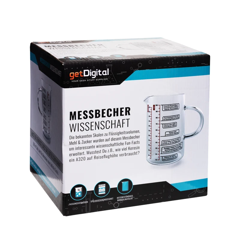 Gobelet doseur Science en verre
