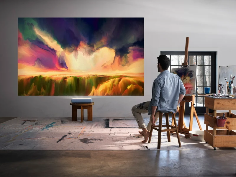 Samsung SPLSP7T The Premiere - Projecteur Laser Ultracourte focale 4K (Boîte ouverte)