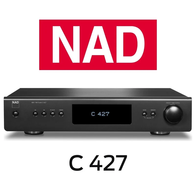 NAD C427 - Syntonisateur AM/FM Stéréo avec 40 préréglages