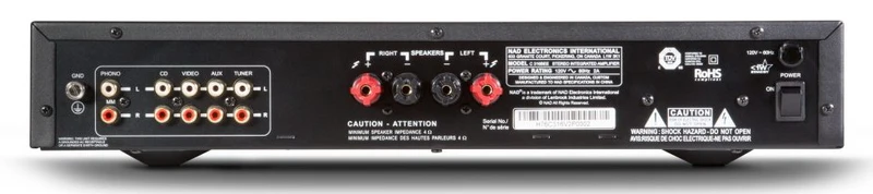 NAD C316BEE V2 - Amplificateur intégré 40W/C, entrée Phono