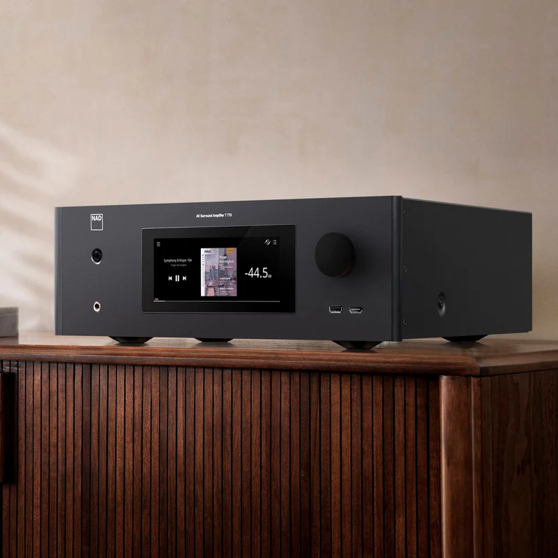 NAD T778 | Récepteur cinéma maison 9.2 canaux, 140Watts, Dirac Live et BluOS