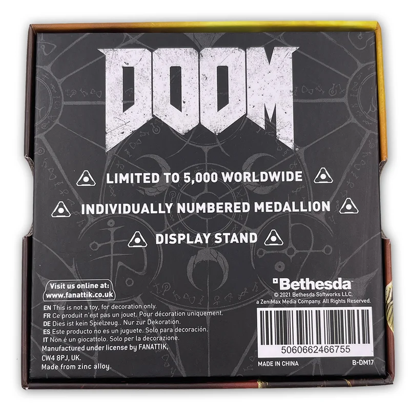 Médaillon DOOM édition limitée Level Up