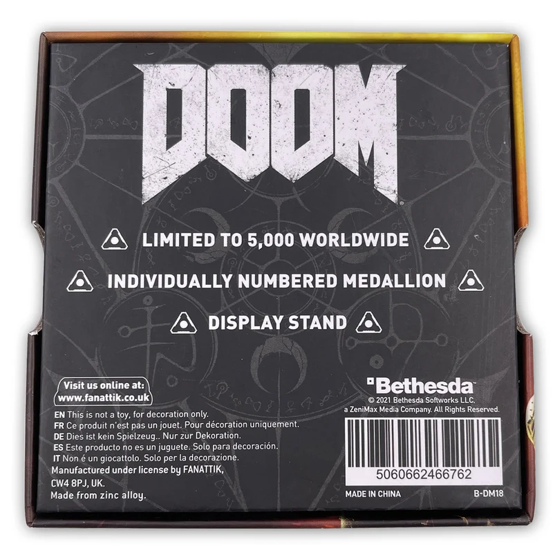 Médaillon DOOM édition limitée Level Up