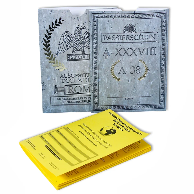 Pochette pour carnet de vaccination Passeport A38