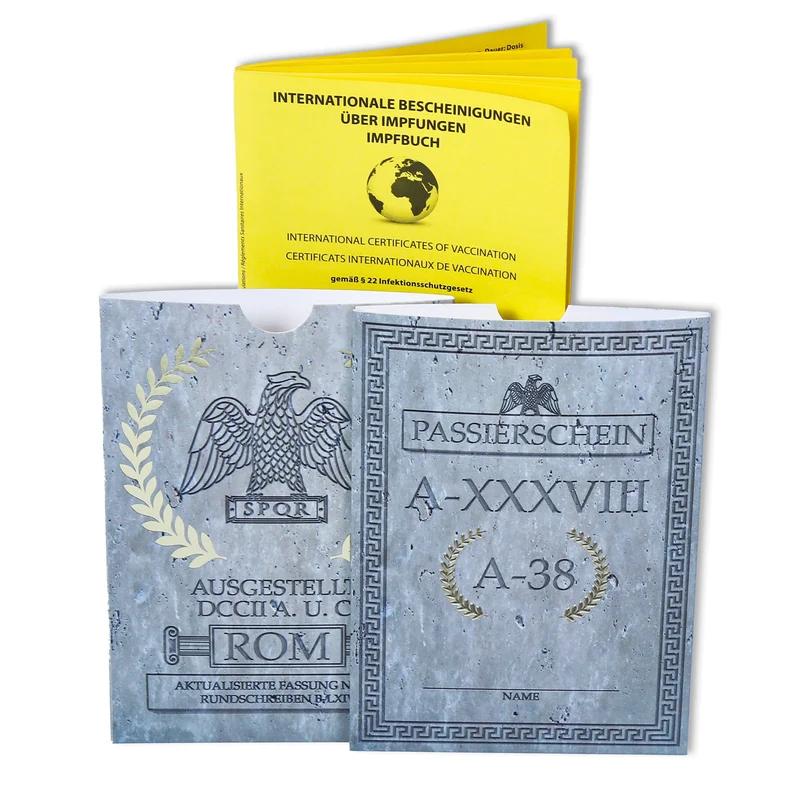 Pochette pour carnet de vaccination Passeport A38