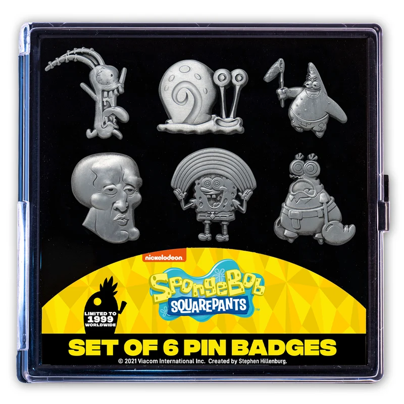 Kit de badges Bob l'éponge édition limitée