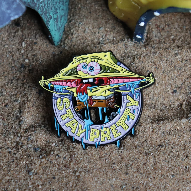 Pin's Bob l'éponge édition limitée "Stay Pretty".