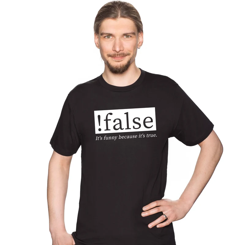 !false