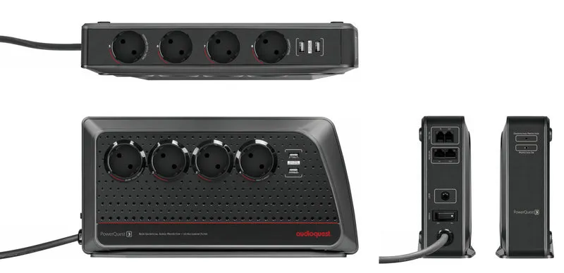 Audioquest PowerQuest 3- Barre d'alimentation/conditionneur 8 prises