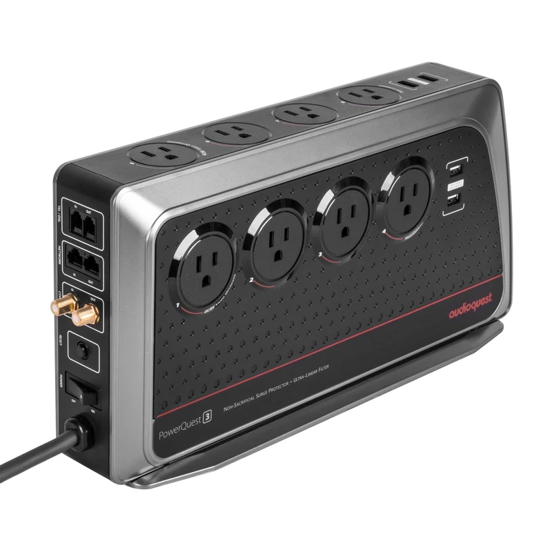 Audioquest PowerQuest 3- Barre d'alimentation/conditionneur 8 prises