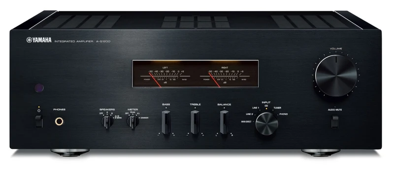 Yamaha AS1200 - Amplificateur stéréo intégré 105Watts par canal, entrée phono, HP A/B
