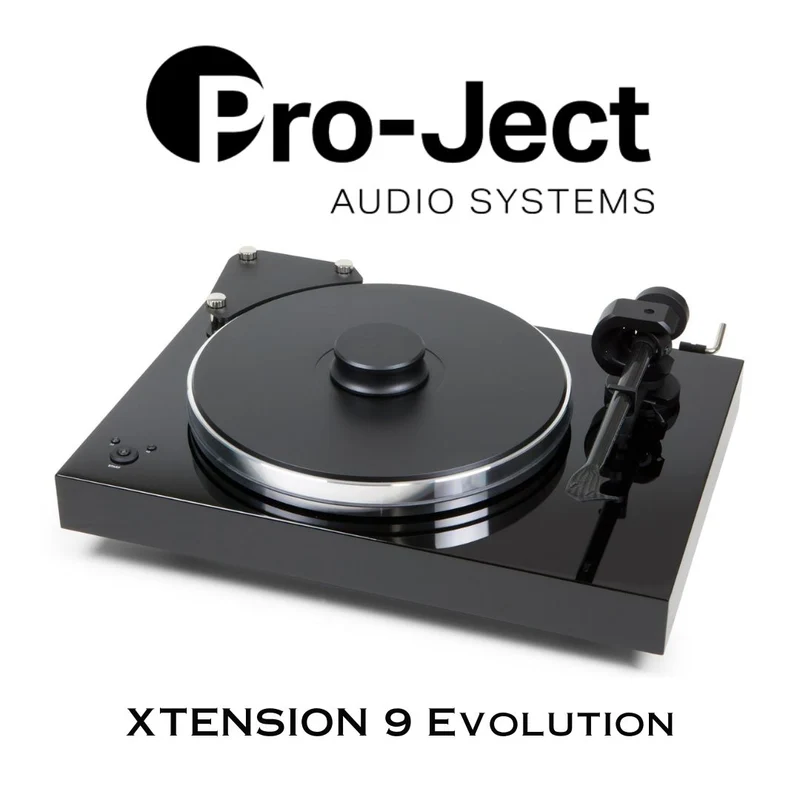 Pro-Ject Xtension 9 Evolution - Table tournante pour audiophile finition Piano noir