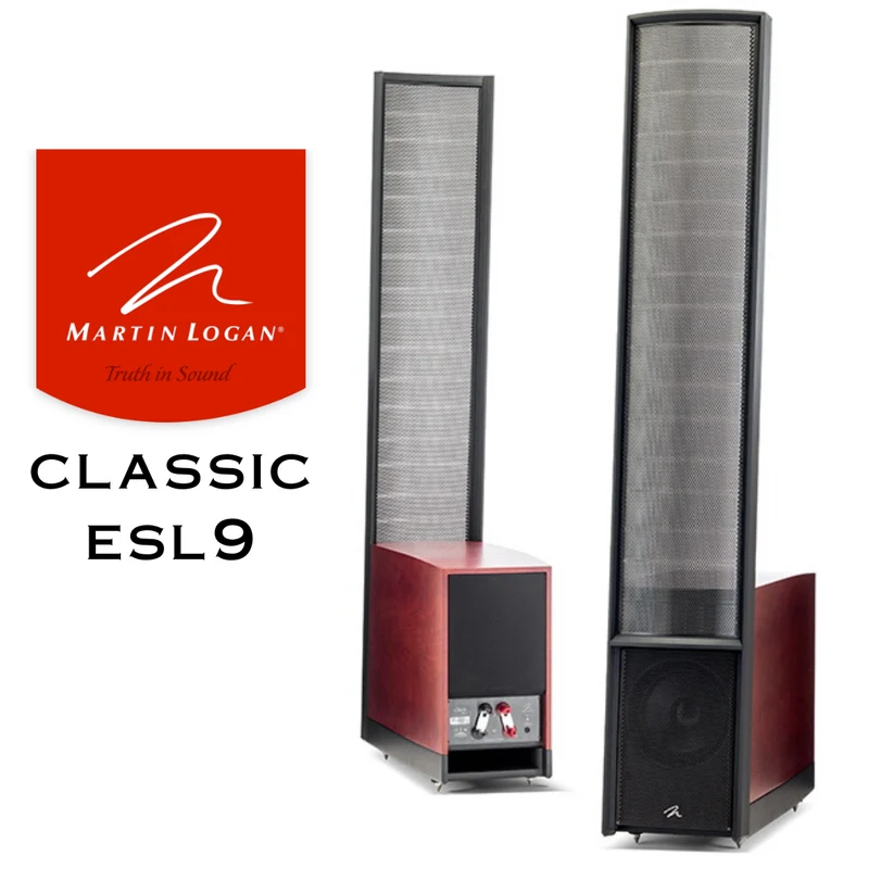 Martin Logan Classic ESL 9 | Enceintes Classic ESL 9 (Dark Cherry - la paire)