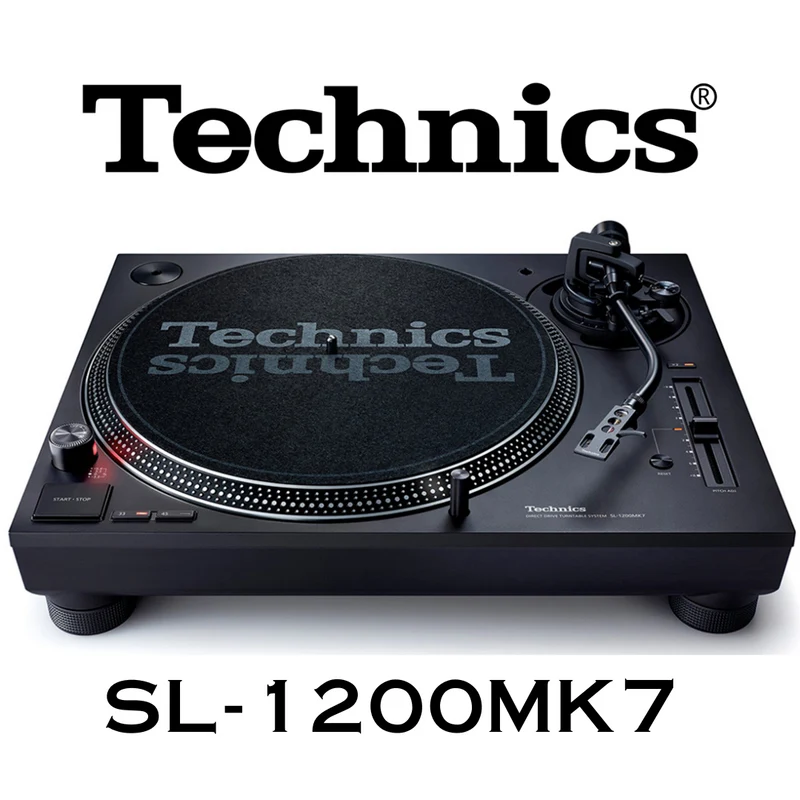 Technics SL-1200MK7 - Table tournante à entraînement direct référence des DJ