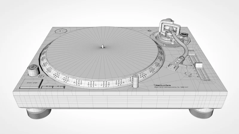 Technics SL-1200MK7 - Table tournante à entraînement direct référence des DJ