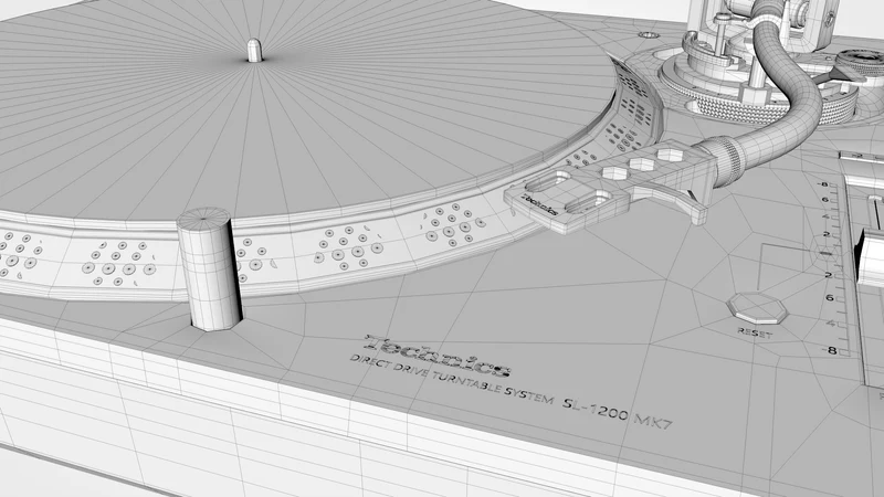 Technics SL-1200MK7 - Table tournante à entraînement direct référence des DJ