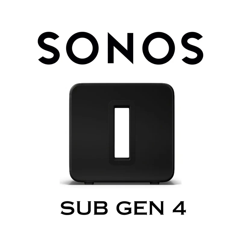 Sonos SUB GEN 4 - Caisson de basses sans-fil pour des basses profondes