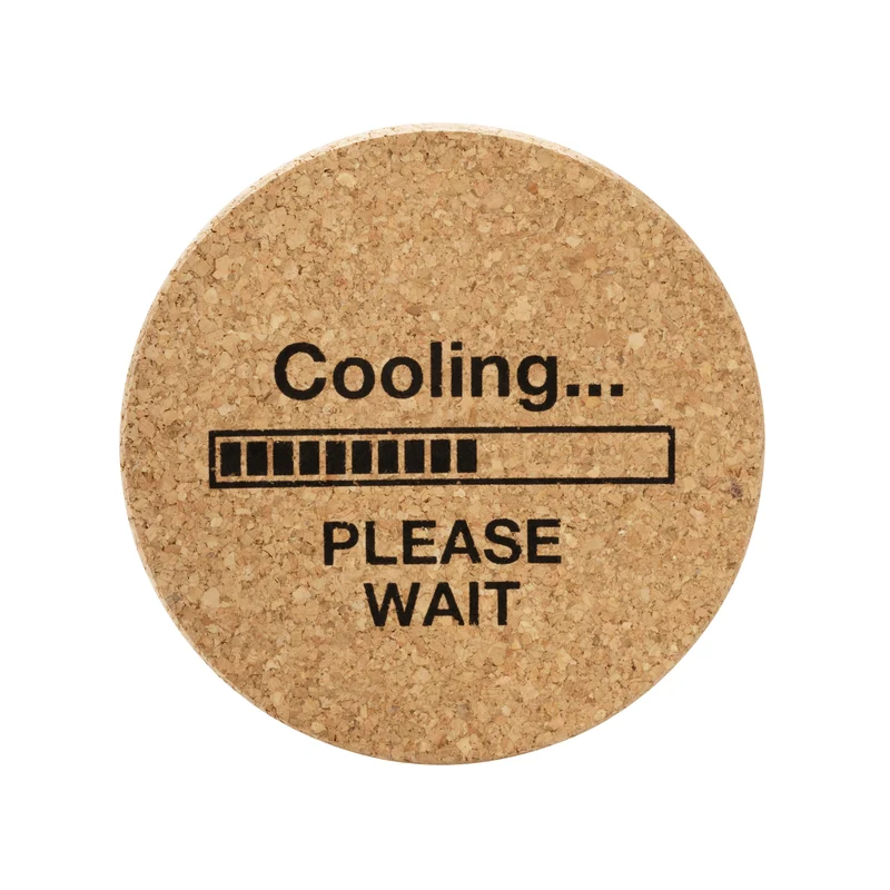Dessous de plat Cooling Please Wait
