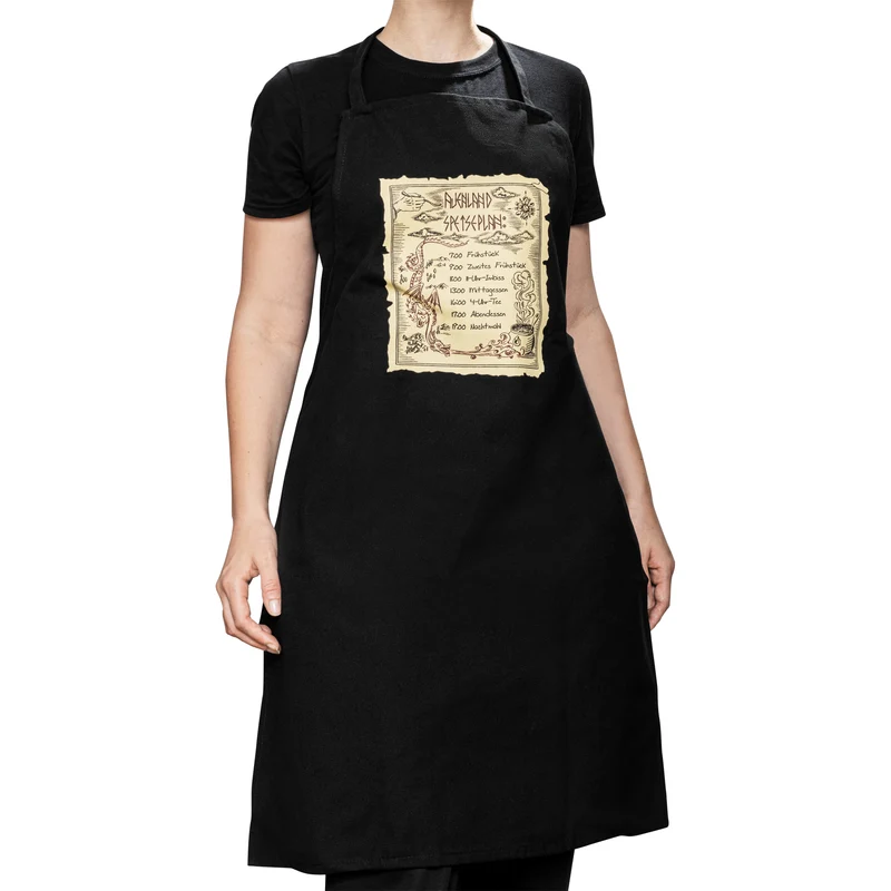 Tablier de cuisine "Menu du pays d'Auen"