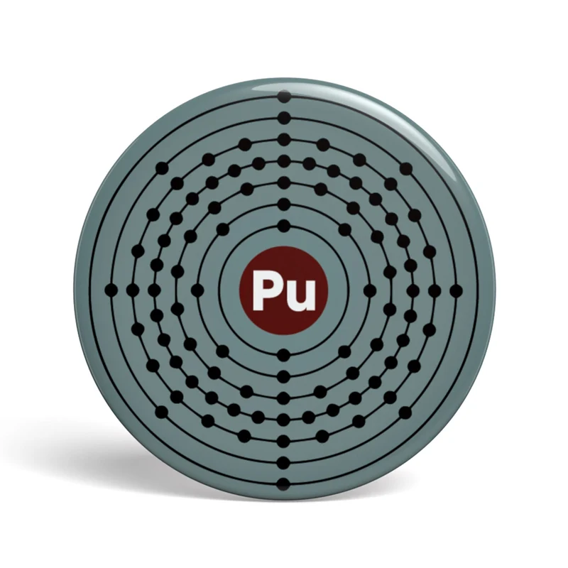Bouton Geek Plutonium