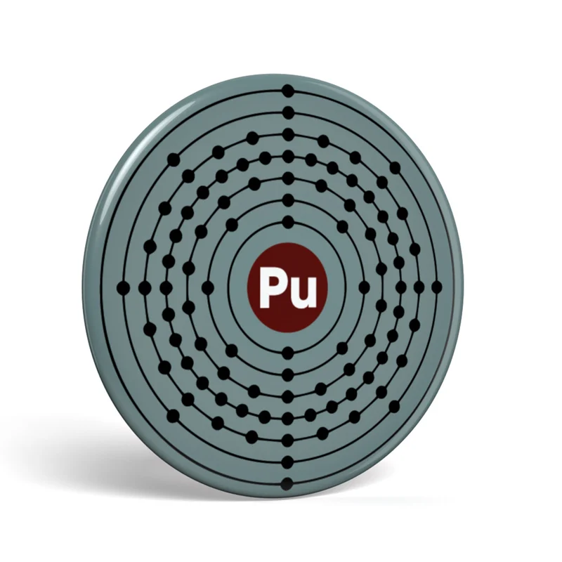 Bouton Geek Plutonium
