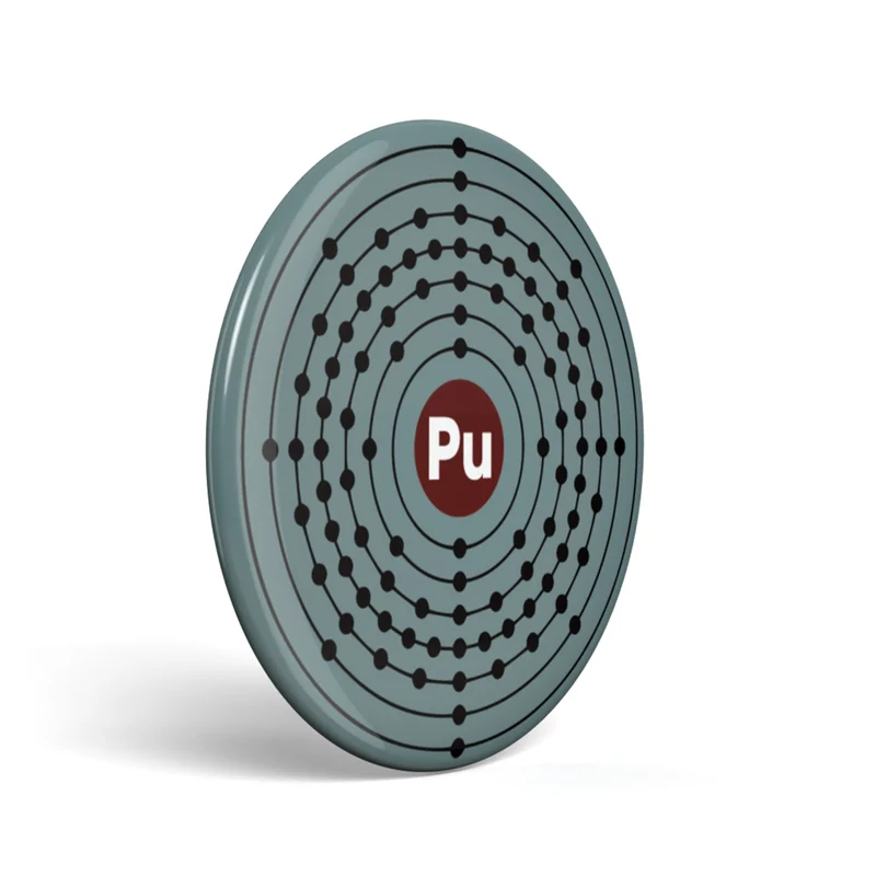 Bouton Geek Plutonium