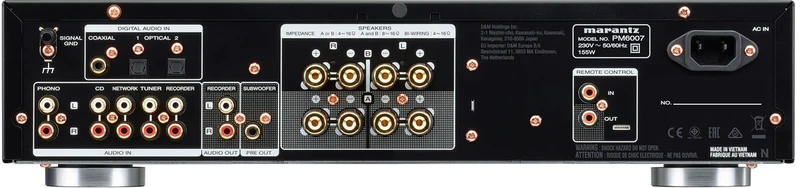 Marantz PM6007 - Amplificateur stéréo intégré 45W/C, étage phono MM de haute qualité