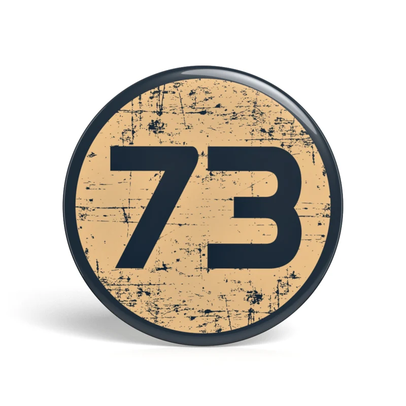 Bouton geek 73 Sheldon