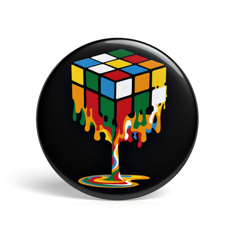 Geek Button Melting Magic Cube
