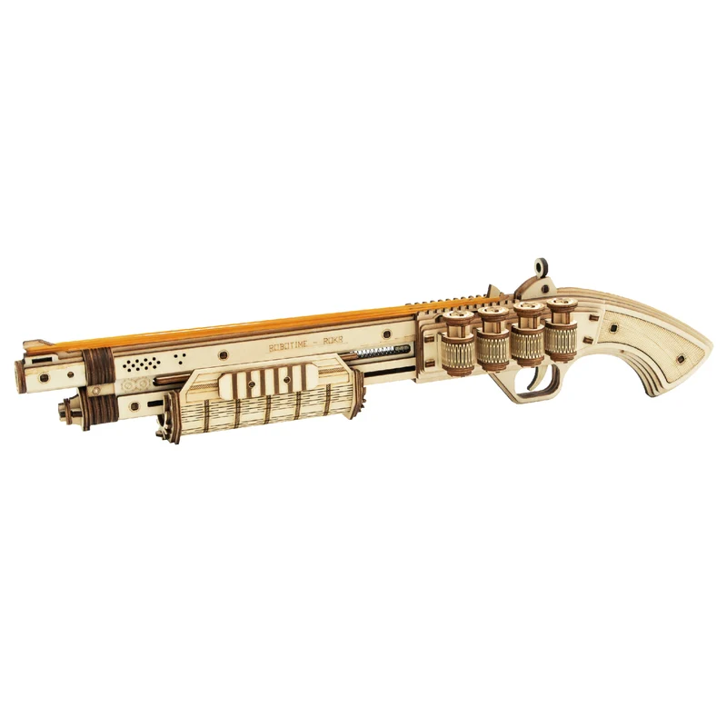 Fusil de chasse à élastique kit en bois