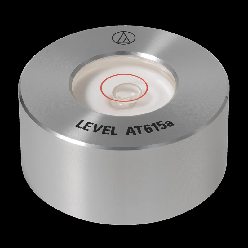 audio-technica AT-615A - Niveau à bulle pour table tournante vinyle de haute précision