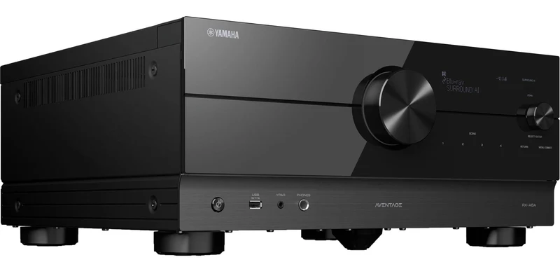 Yamaha RXA6A - Récepteur cinéma maison MusicCast 9.2, 8K, 150W, Dolby Atmos, 4K120