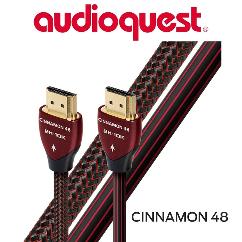 AudioQuest Cinnamon 48 - Câble HDMI conducteurs 1.25% argent 8K-10K!