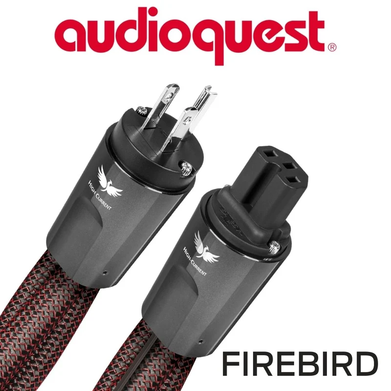 Audioquest Firebird - Câble d'alimentation à courant élevé variable calibre 11AWG 20Amp RMS@125VAC 72vDBS