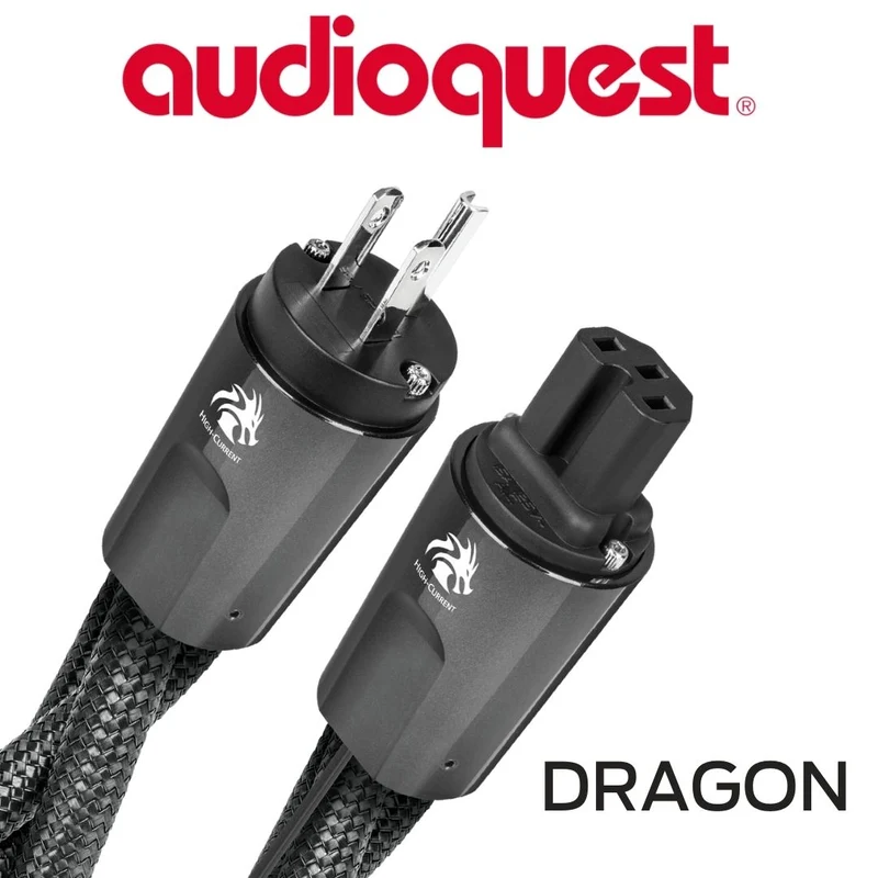Audioquest Dragon - Câble d'alimentation à courant élevé variable 11AWG 20Amp RMS@125VAC 72vDBS